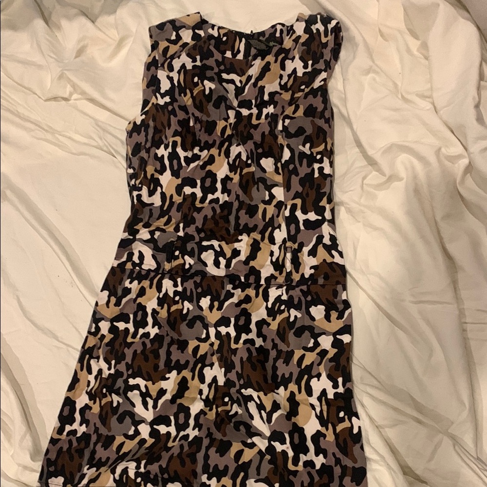 Black and White Sheath Midi Dress for Casual Wear